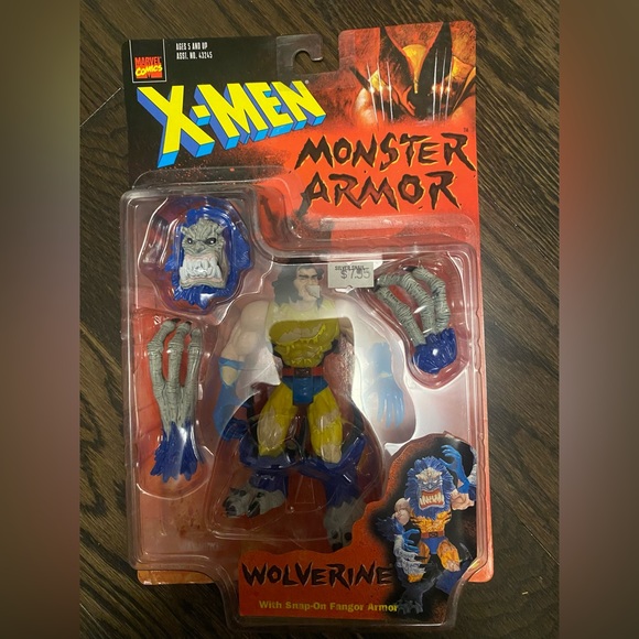 Set of Two 1997 X-Men Monster Armor Action Figurines - Picture 2 of 5